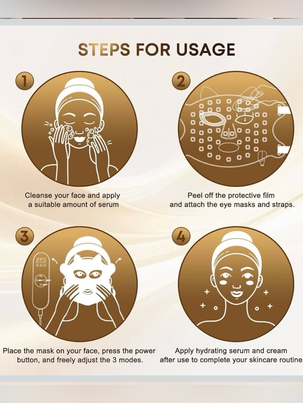 Red Light Therapy Face Mask - Picture 8 of 9